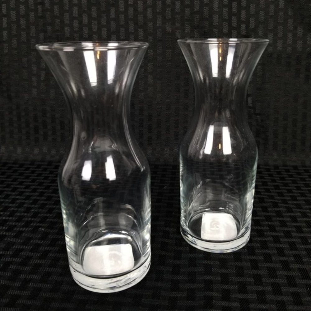 Mini Wine Decanters‎ 2 Single Serving Glass Carafes